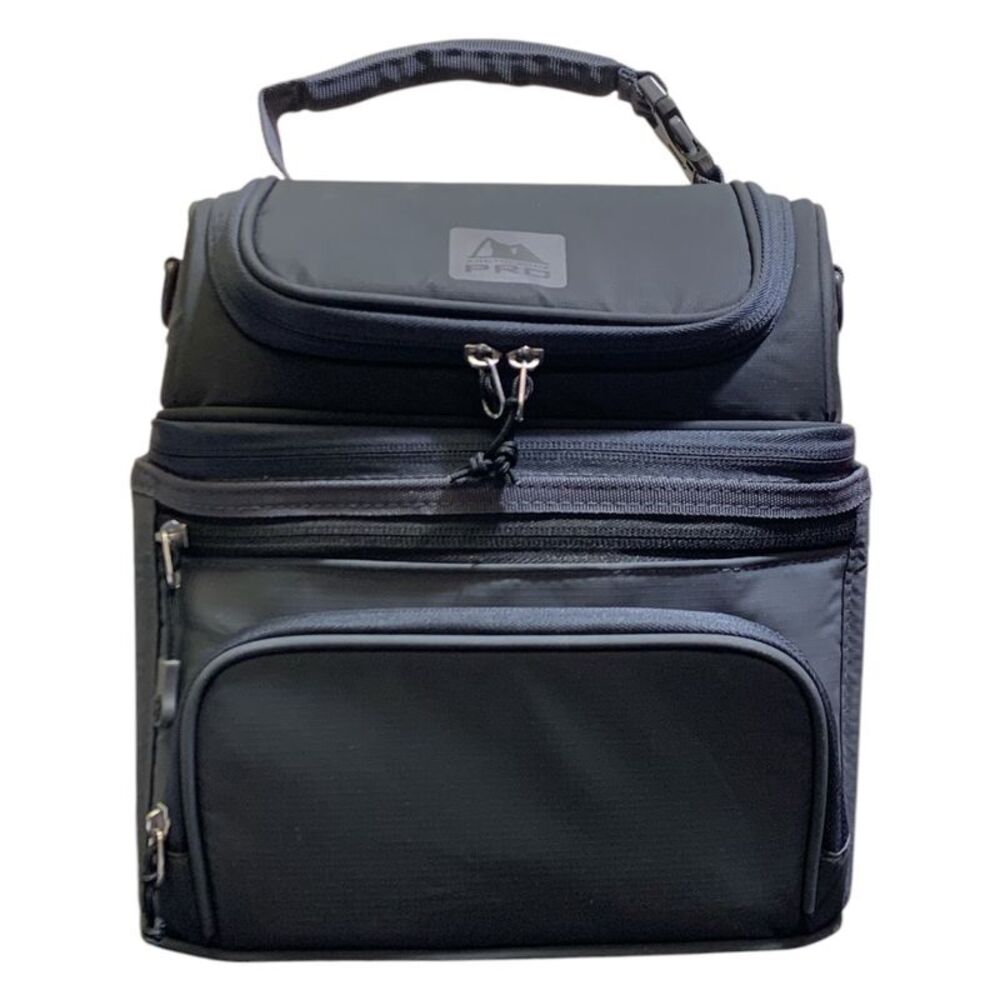 Arctic Zone Pro Fridge Cold Dual Compartment Lunch Pack - Black
